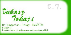 dukasz tokaji business card